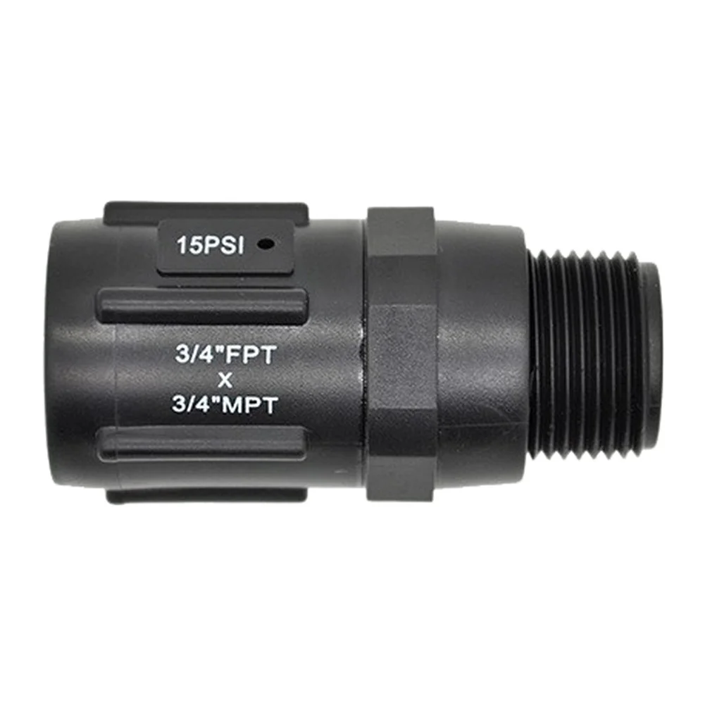 4 Pressure Regulators For Drip Irrigation With 3/4 Inch Inlet And Outlet Threads Compatible With Standard Hose Faucets