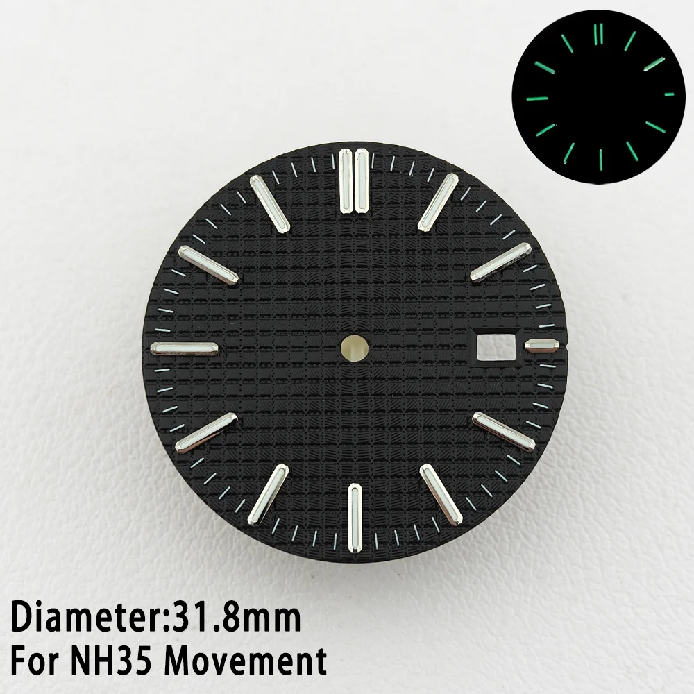 Customized Logo Watch Dial For NH35 31mm Dial Suitable For NH35 Series Movement Watches Luminous Function New Multi-Color Dials