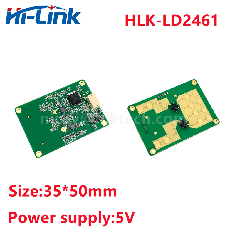 Free Ship 24G 2T4R LD2461 Smart Home Human Presence Distance Tracking Sensor Motion Module HLK-LD2461 for smart home/hotel