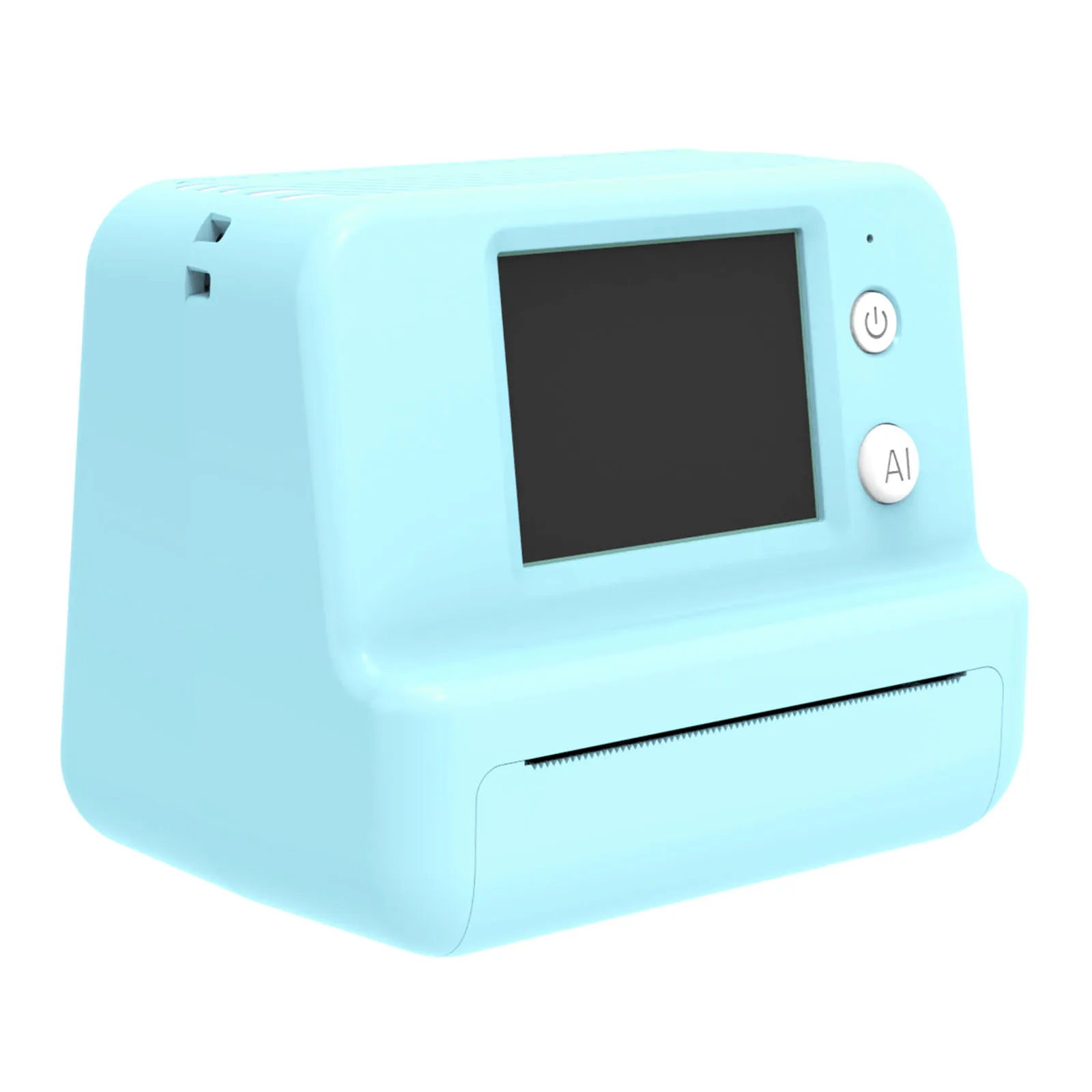 AI Control Auto Image Generation & Printing 6 Modes Inkless Portable Sticker Maker Portable HD Screen Printers for Boys Girls