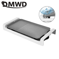 Split Type Household Smokeless Barbecue Machine Non-stick Electric Roasting Pan Korean BBQ Griddles Baking Tray For 2-4 People