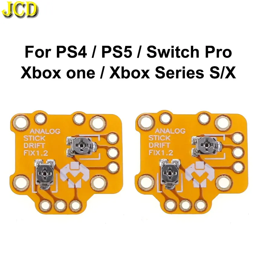 

JCD 2PCS Analog Stick Drift fix PCB Flex For PS4 PS5 Xbox One Series X For NS Switch Pro Gamepad Joystick Drift Repair Module