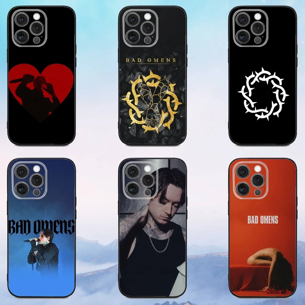 

Band Bad O-Omens Phone Case For iPhone 16e,16,15,14,13,12,11,Pro,X,XS,Max,XR,Plus,Mini Soft Black Cover