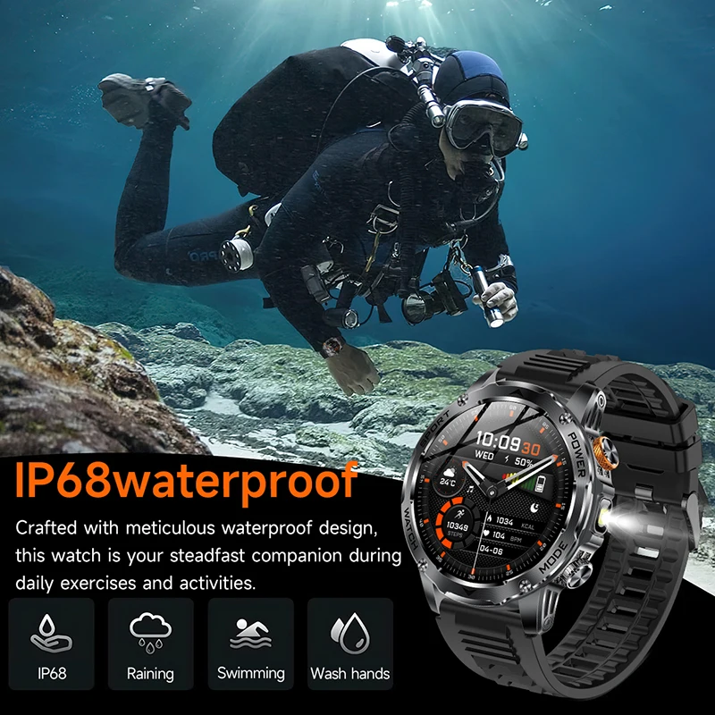 

LIGE New 1000mAh Smart Watch Man Custom Watch Face Smartwatch Heart Rate Sleep Health Monitor Men Smartwatches 100+Sport Tracker