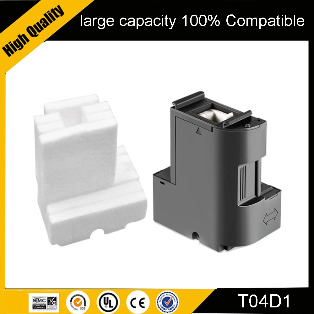 T04D1 Wartungsbox kompatibel für Epson M3180 L14150 XP-5105 XP-5100 L6490 L14150 L6270 ET M2140 M2170 M3100 M3140 M3170