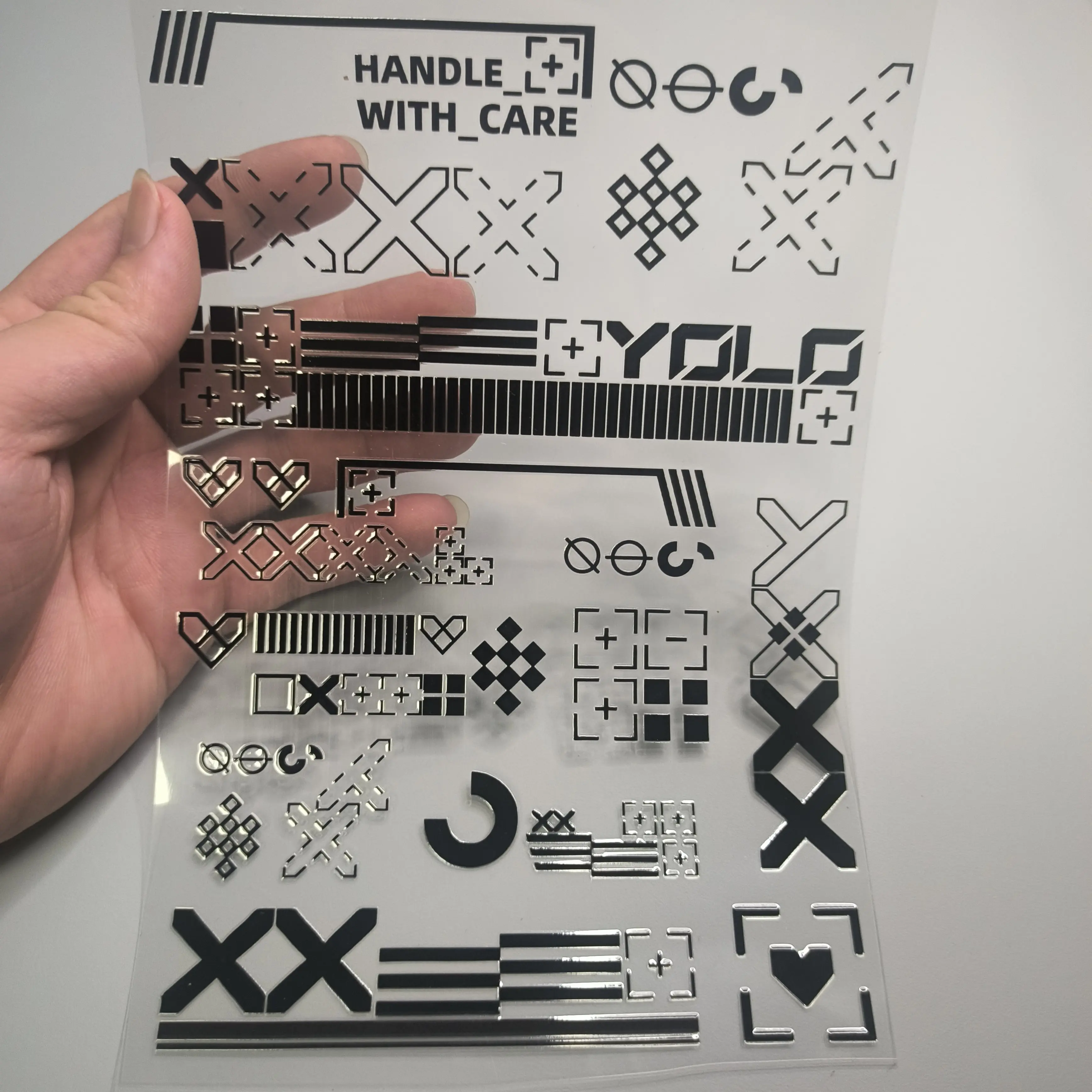 

Cago Game UV Crystal Motorcycle Sticker Scratch Resistant DIY Off Road Car Glass Decoration Luggage Box Sticker Moto Accessories