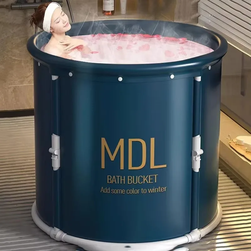 折りたたみ式ミニチュア浴槽ポータブルバスルーム子供用小型浴槽大人用浴槽温冷バニョワール折りたたみ式アブルテ家庭用家具