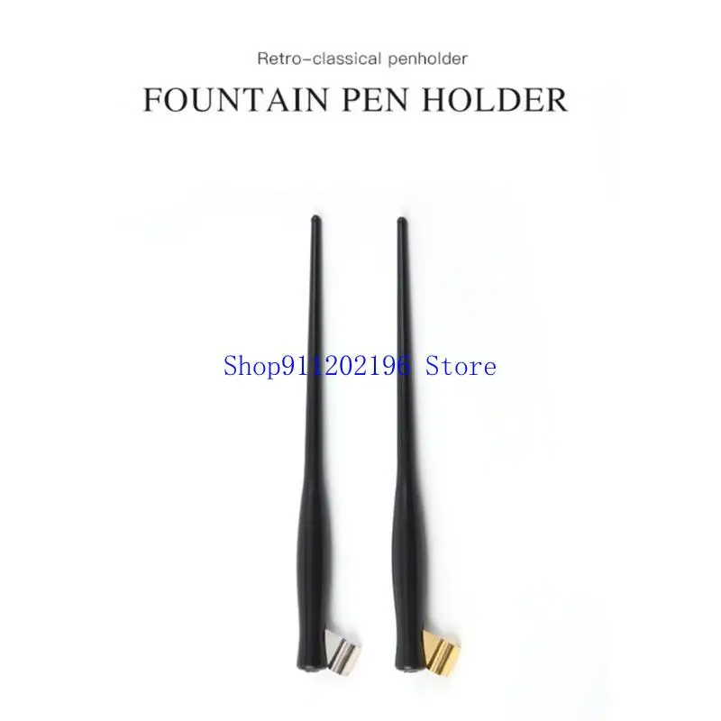 

P82A Resin Oblique Dip Pen Holder with 4 Interchangeable Tip for Beginner Art Handwriting Art Illustrations Drawing Lettering
