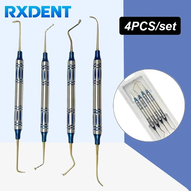 4Pcs/set Dental Sinus Lifting Elevation Kit Implant Periosteal Separator Plant External Lifting Dental Products