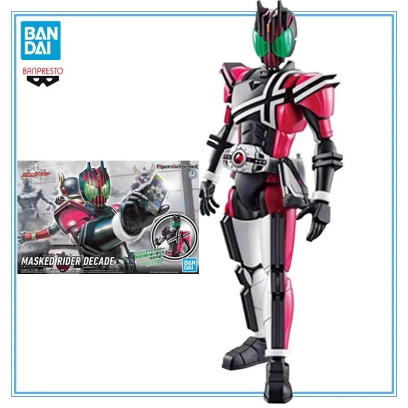 

Bandai Original Kamen Rider Model Garage Kit Figure-rise Masked Rider Decade Anime Action Figure Assembly Model Toy