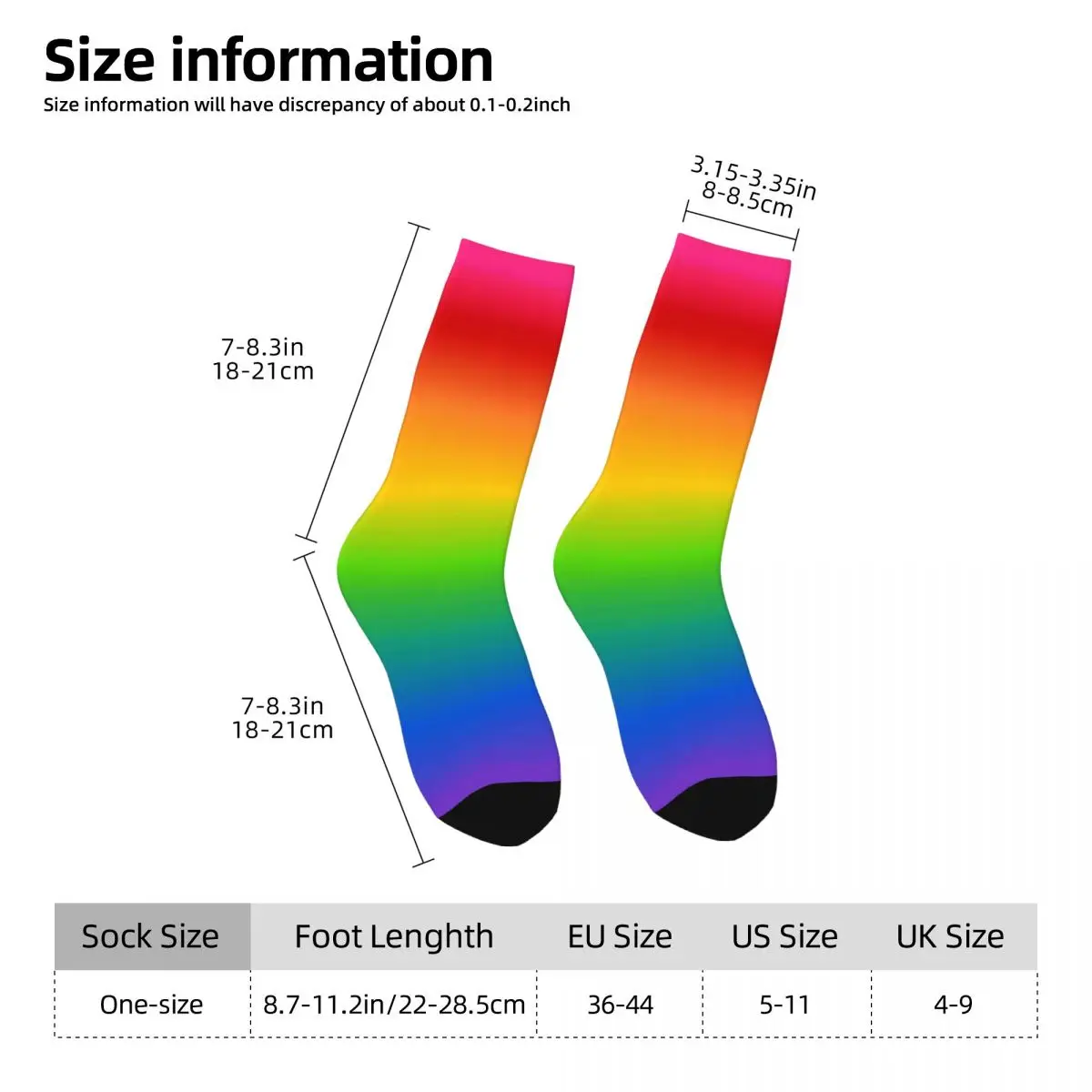 Ombre Gradient Strümpfe weibliche Regenbogens ocken bequeme trend ige Socken Frühling Klettern rutsch feste Muster Socken Geschenk