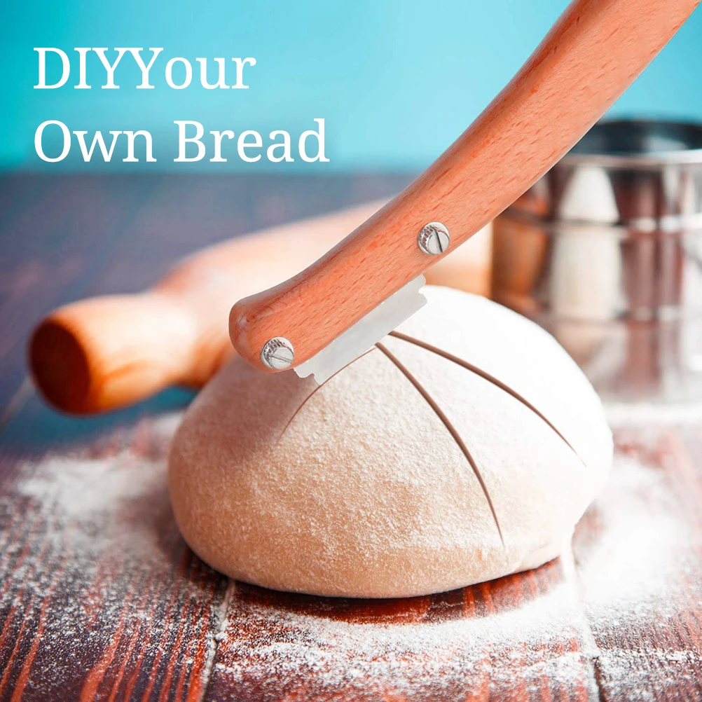 Bread Lame Wooden Handle Bread - Bread Lame Scoring 评论和价格