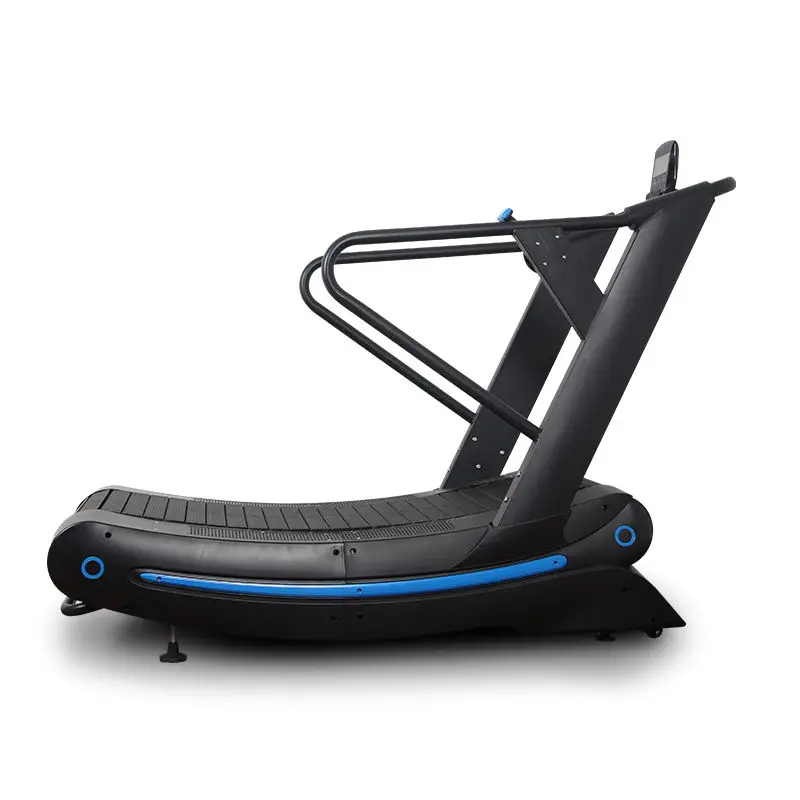 Fitness Equipment Gym Commercial Non Motorized Manual Mechanical Unpowered Curved Treadmill