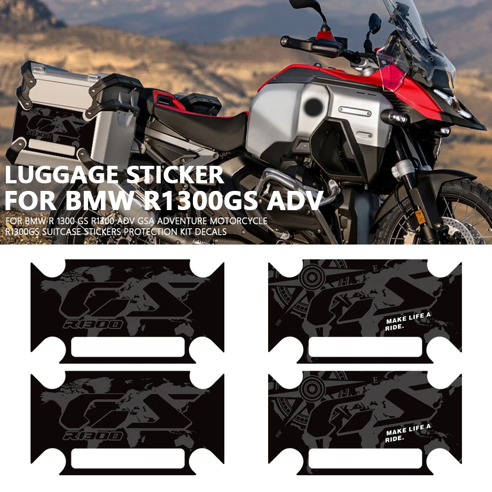 

Для BMW R1300GS Adventure аксессуары для мотоциклов багажник кофры алюминиевые чехлы защитные наклейки R1300GS ADV