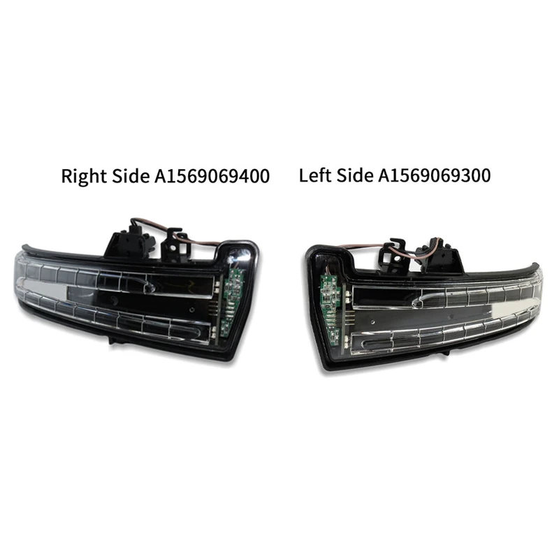 Conjunto de lentes indicadoras LED para espejo de puerta Exterior, para Mercedes Benz Clase E C 2009-2015