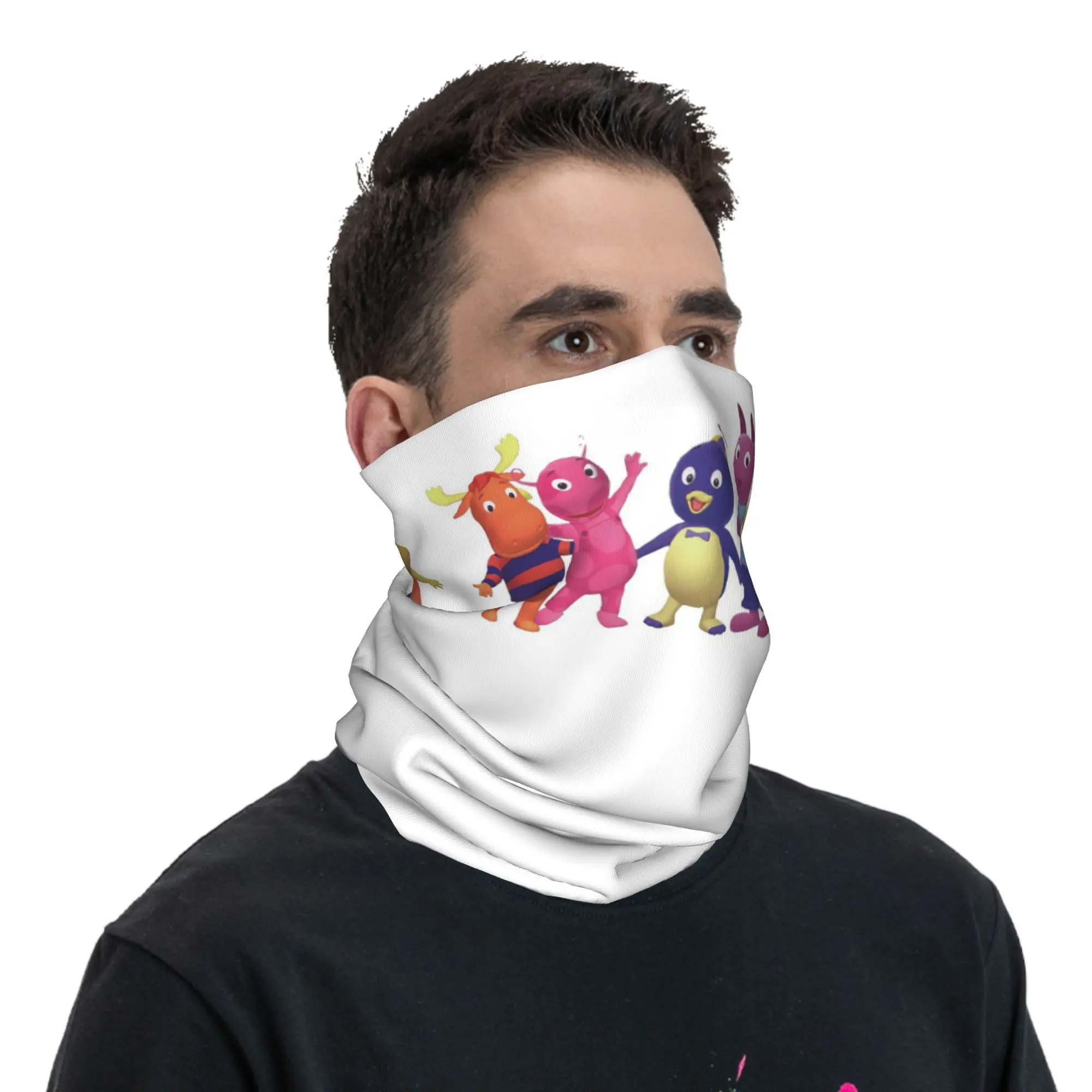 backyardigans Bandana nekbeschermer bedrukte wikkelsjaal multifunctionele hoofdband fietsen voor heren dames volwassen winddicht