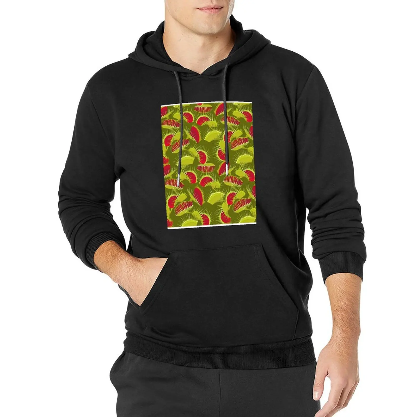 

Venus Flytrap or Dionaea muscipula. Pullover Hoodie aesthetic clothing man hoodie