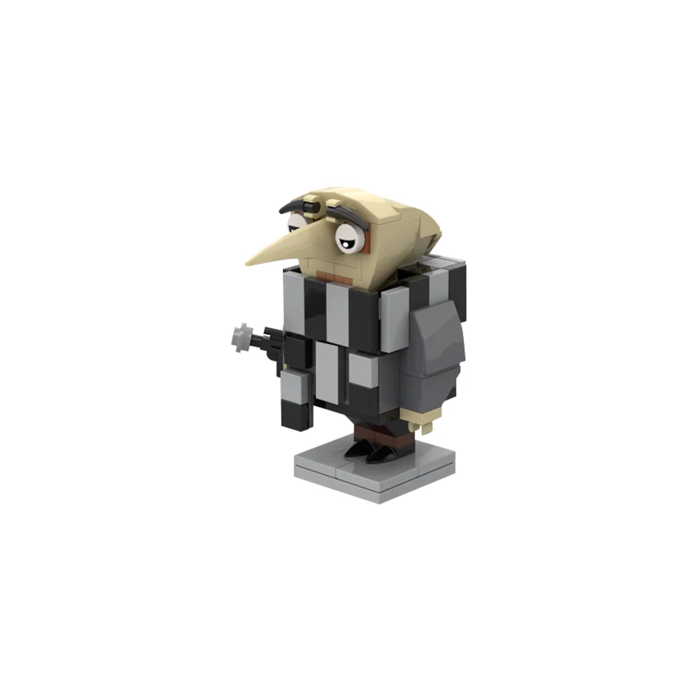 MOC Anime Movie GRU Figure importer décennie ks, Modèle Petit Homme Jaune, Méchant GRU, Briques Créatives, Jouets d'Assemblage, Cadeaux d'Anniversaire pour Enfants