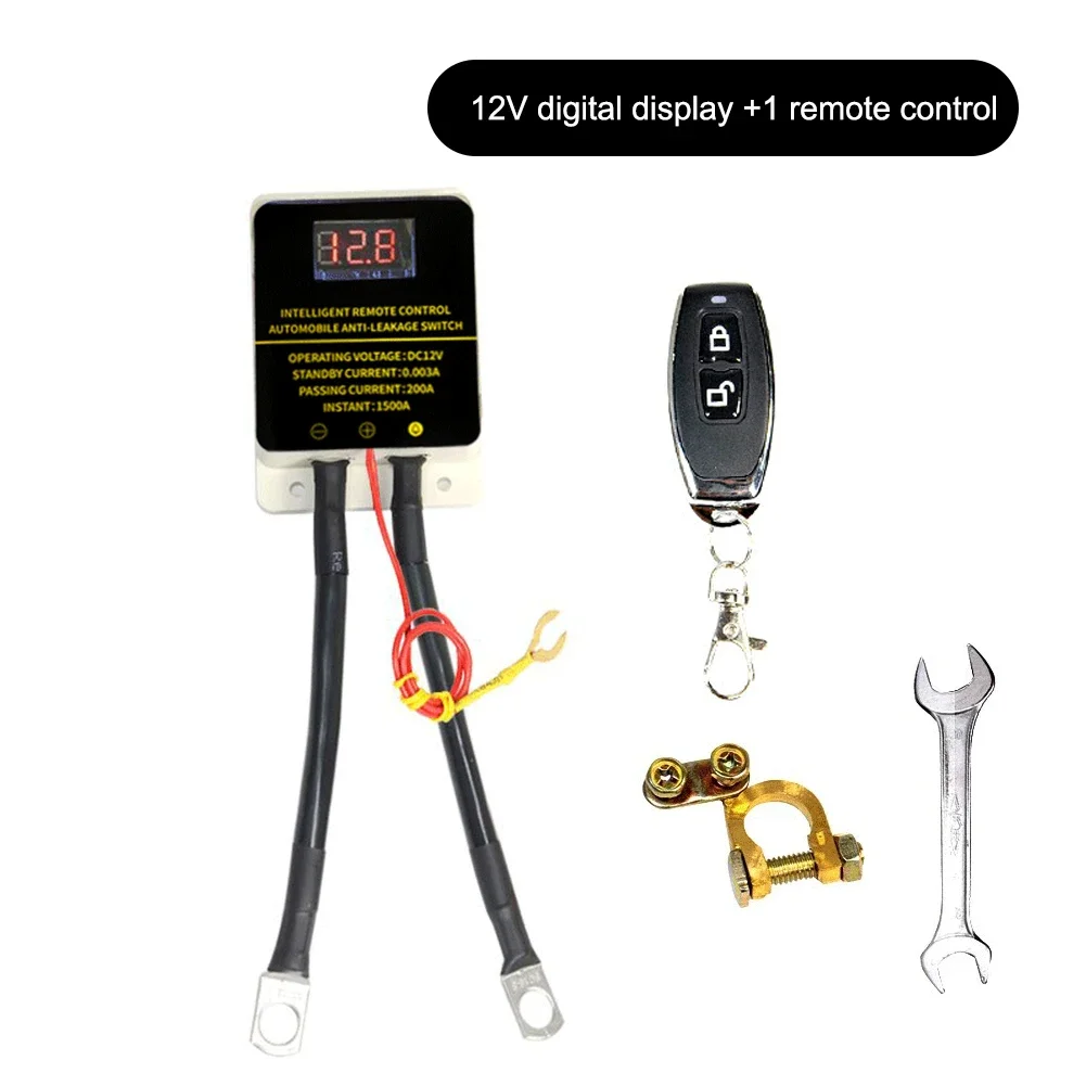 Remote Car Battery Disconnect Switch 12V 1500A Protector with LED Display Battery Drain Prevention for Ford Chevrolet GMC Dodge image 3