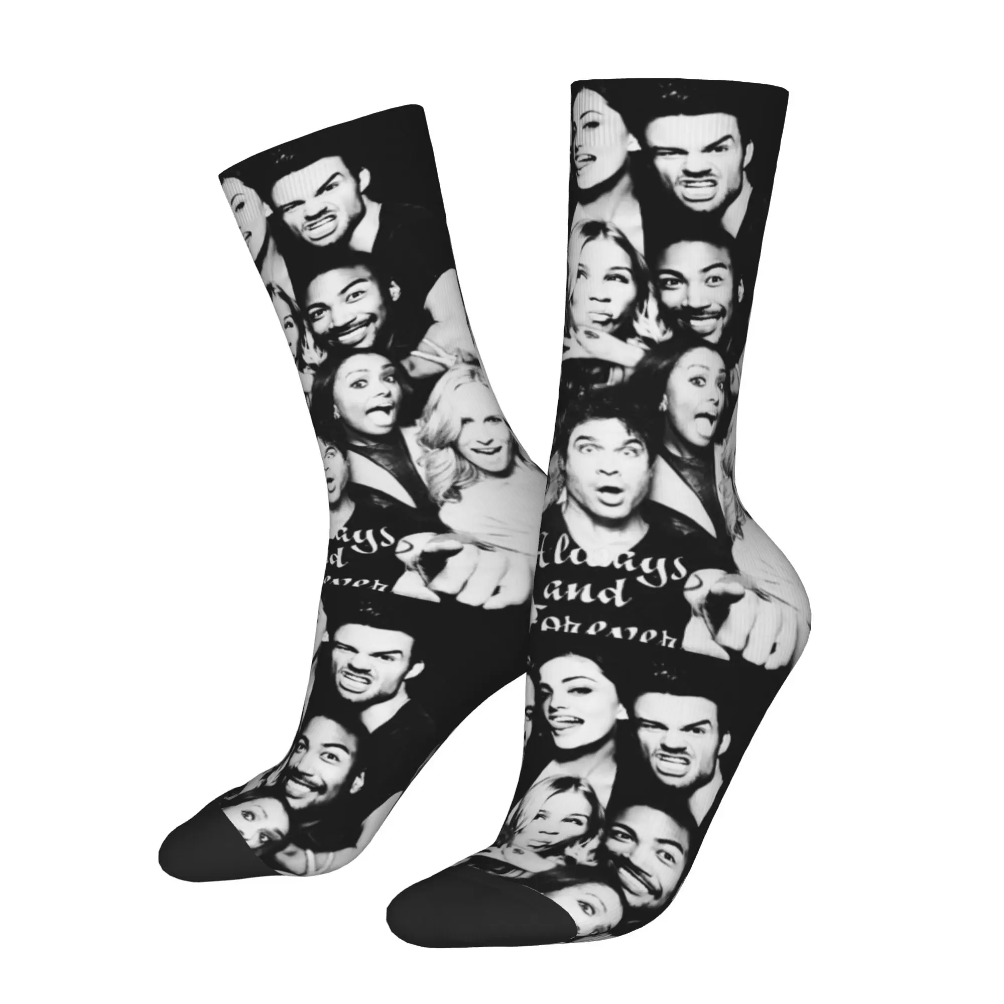 Custom The Vampire Diaries Dress Socks Mens Womens Warm Fashion Novelty  Crew Socks