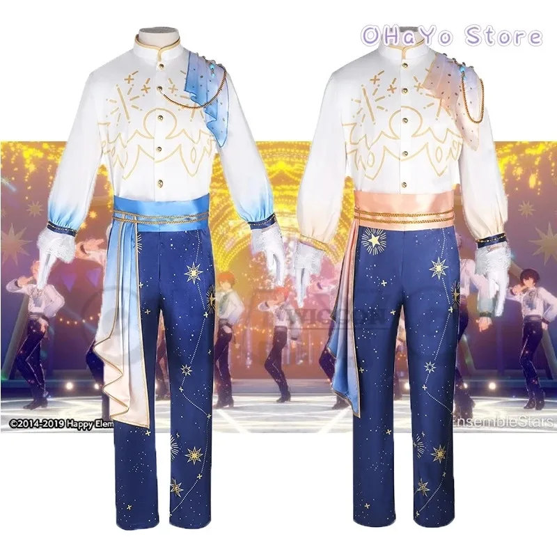 

Cosplay Game Ensemble Stars Knights Fine Starlight Parade Cosplay Tenshouin Eichi Role Playing Men Costume Tsukinaga Leo ES