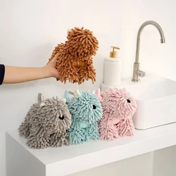 Cartoon Dog Chenille Hand-Wiping Doll, Kitchen And Bathroom Multifunctional Cartoon Animal Creative Hand-Wiping Towel Plush Toy