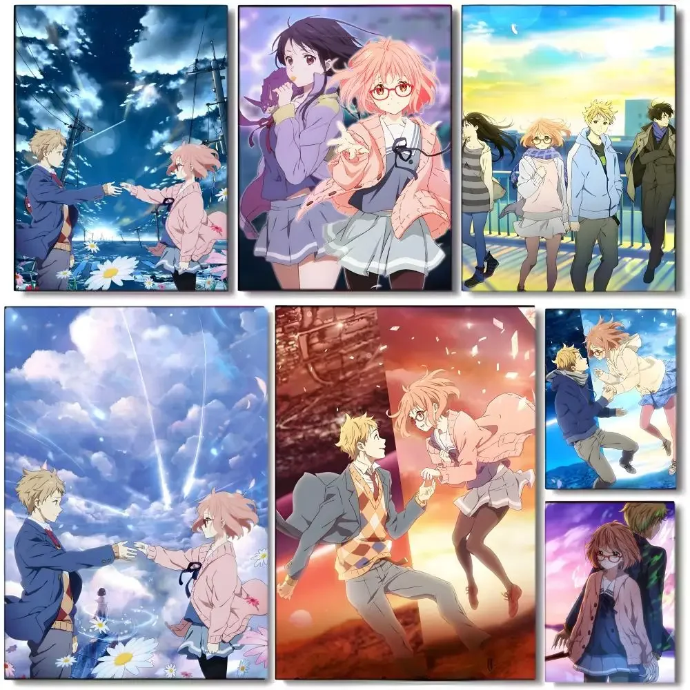 Anime B-Beyond The Boundary Poster Wall Art Print Art Suitable For Living Room Bedroom Bar Parlor Home Decor Gift