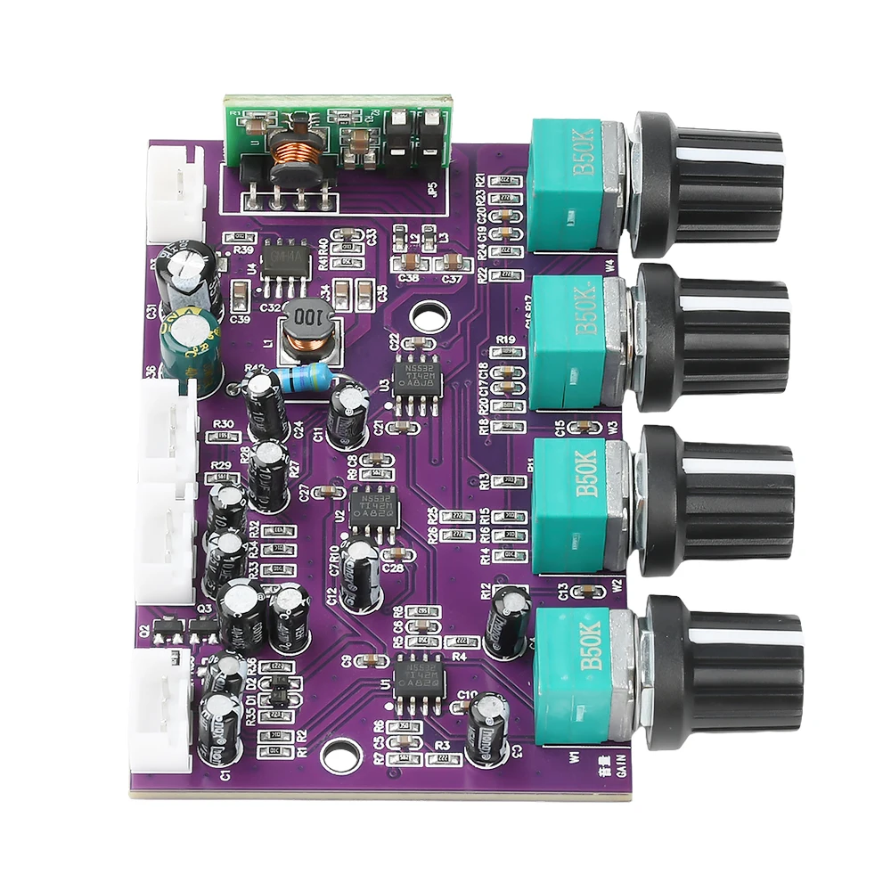 DC9-29V Front-End-Motherboard TINE553 Vorverstärkerplatine Lautsprecher-Front-End-Tuning-Verstärkerplatine mit eingebautem Boost-Modul – Detail 5