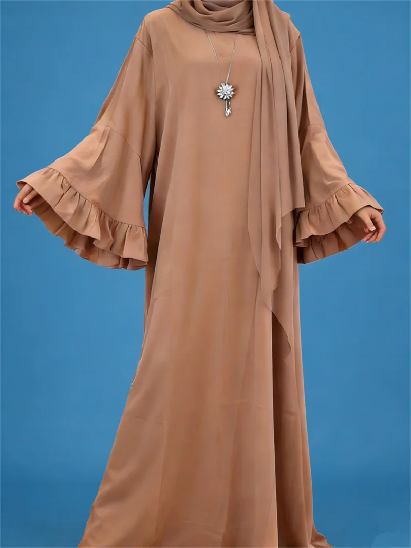 

Eid Abbayas for Woman Muslim Dress Dubai Abaya Turkey Kaftan Kebaya Caftan Marocain Femme Robe Islam Jalabiya Ramadan Vestidos