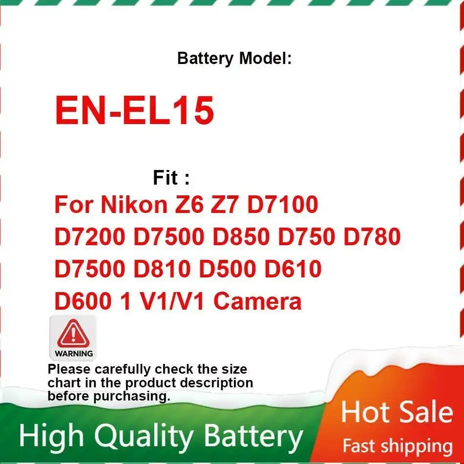 Camera Battery EN-E…