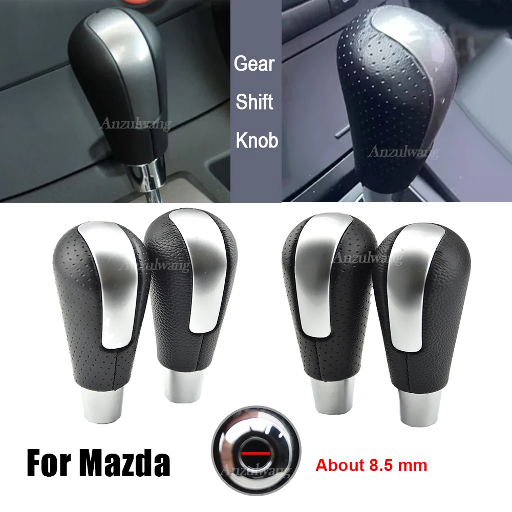 Gear Shift Knob Comfortable Touch Feeling Gearstick Head Replacement for Mazda 6 GG GH Mazda 8 CX-7 MX5 RX8 Mazda 3 BK BL