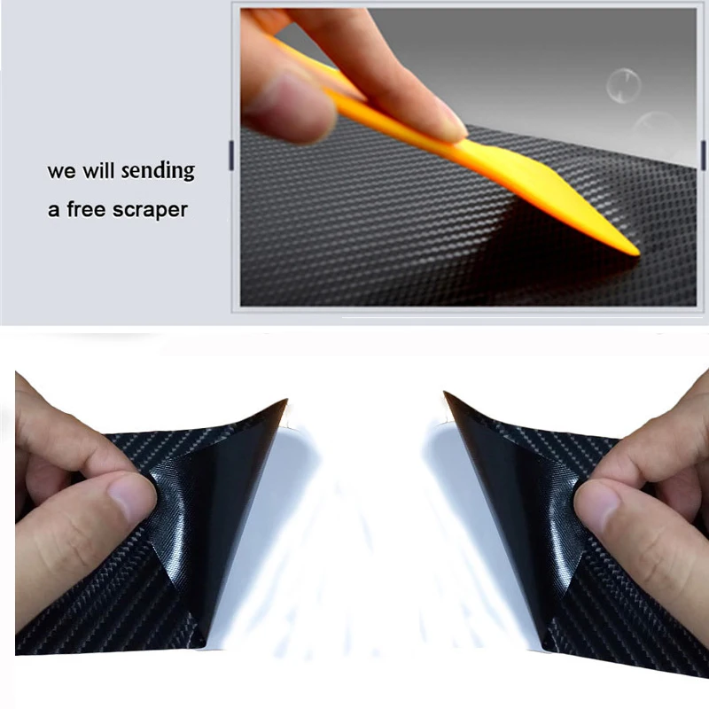 Car Styling Carbon Fiber Door Sill Scuff Plate Guards Sills for Citroen DS  DS4 DS4S DS5 DS6 DS7 DS5LS DS3 Auto accessories