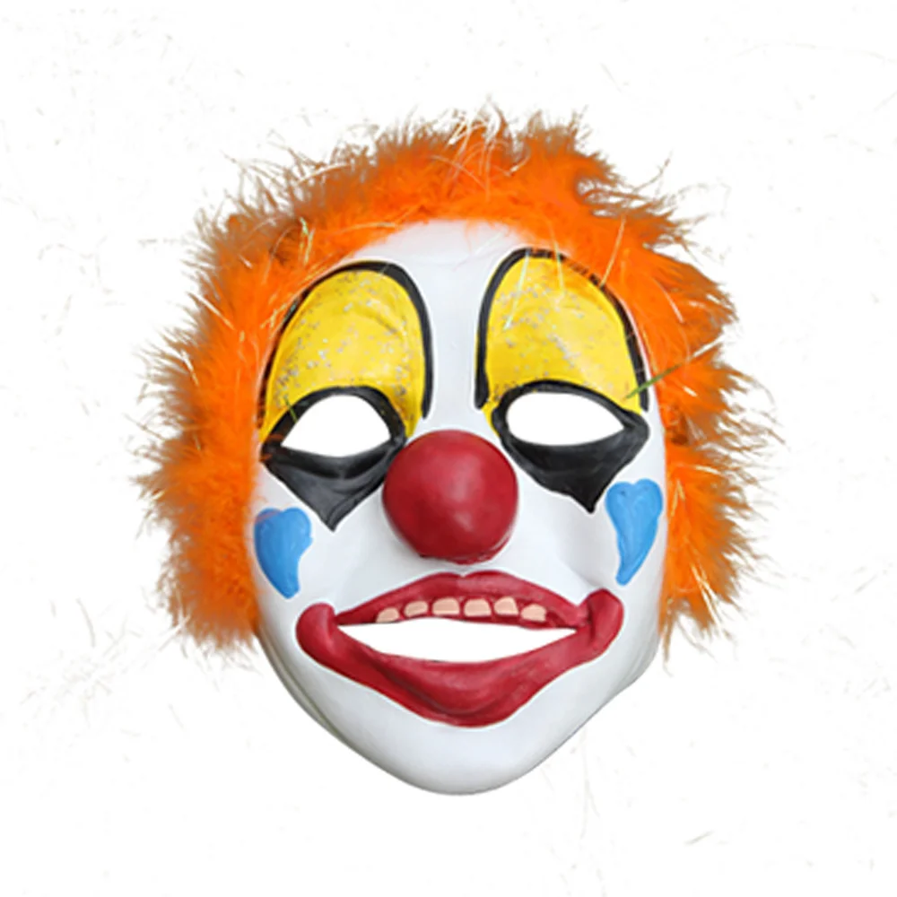 Robe de Clown pour Halloween, Costume, chapeau, nez, masque, peinture, cravate, chaussures, accessoires de maquillage