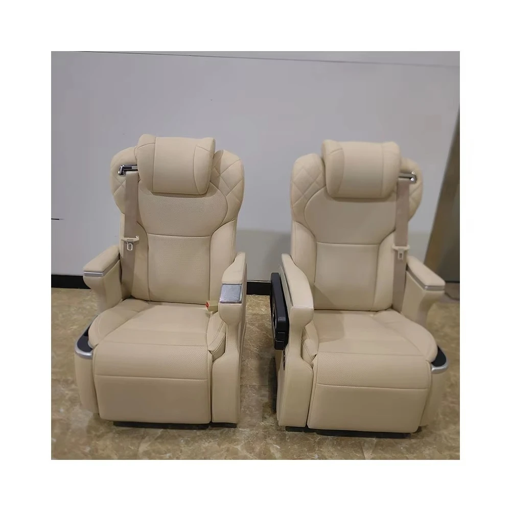 Interior Modified Electric VIP Luxury Car Seat Massage Nappa Material Customizable Color Airline Seat for  Innova Zenix