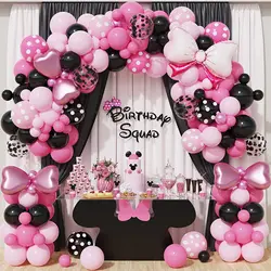 143 Pcs Princess Balloon Sets with Bows Suitable for Birthdays Anniversaries Graduation Ceremonies Indoor Outdoor Decorations