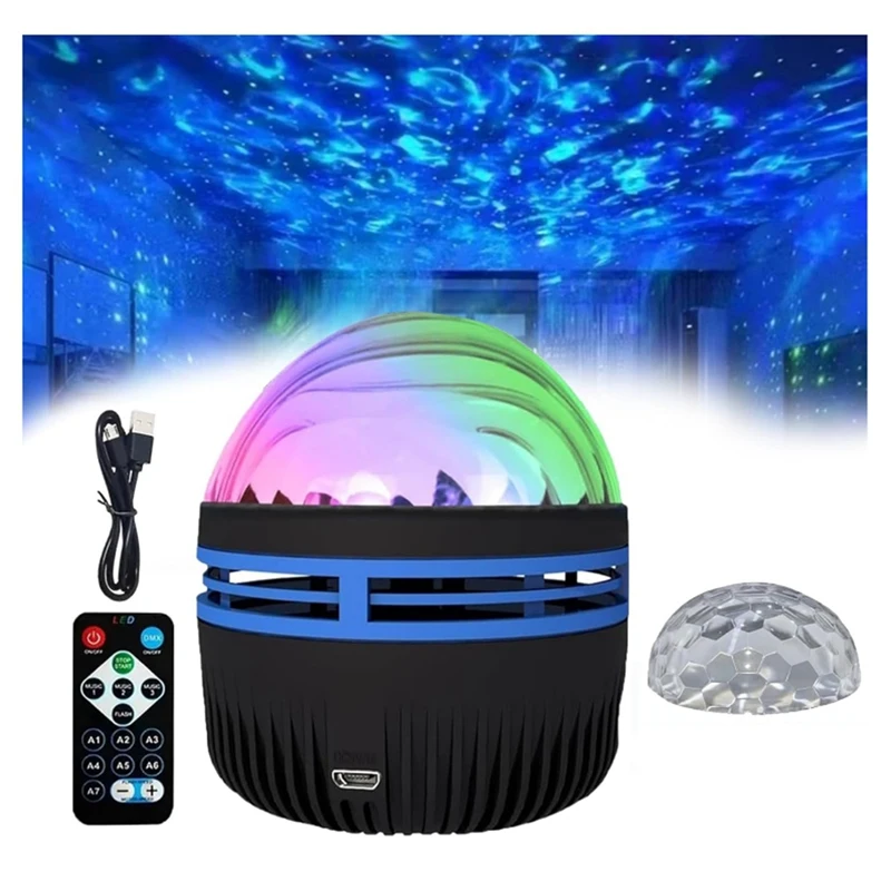 

Northern Lights Projector, 2In1 Northern Lights And Ocean Waves Projector, Aurora Lights Projector,Night Light Projector Durable