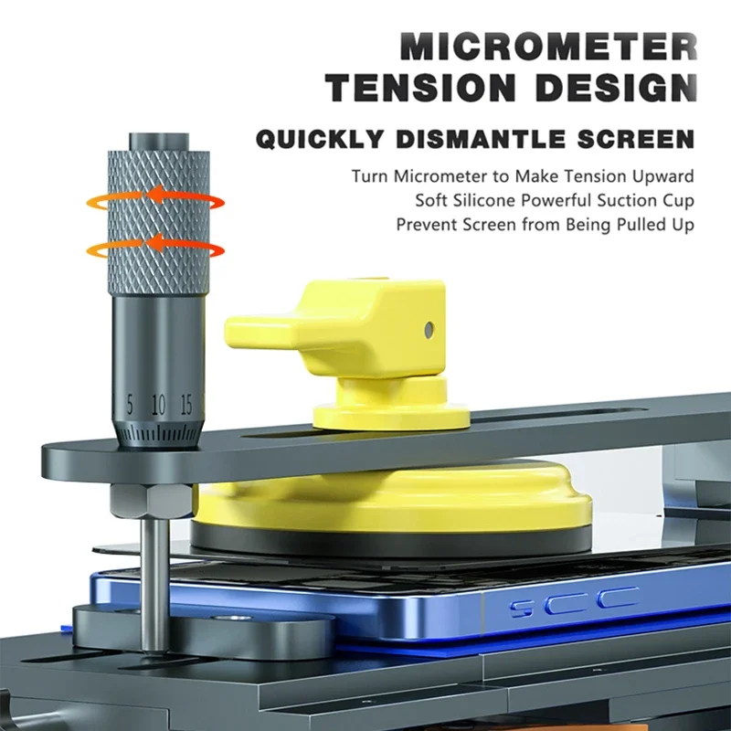 MECHANIC 361 UITRA 14 Inch Multifunctional Rotary Separator Machine for Frame Removal Screen Separation Screen Heating Degumming