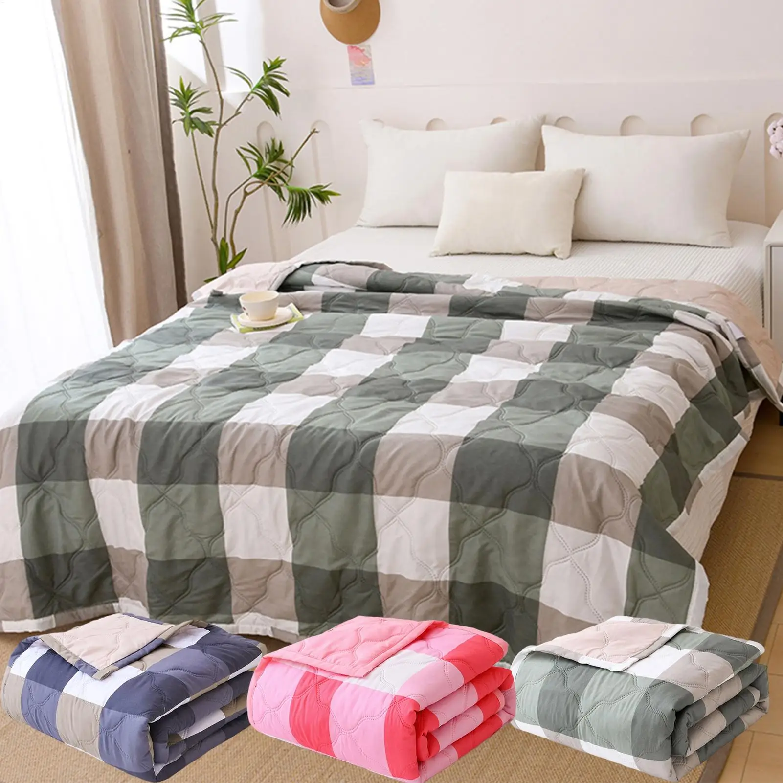 Cooling Blankets For Hot Sleepers Bed Cooling Blanket For Couch Breathable Cooler Quilt Lightweight Bedding Supplies For Hotel