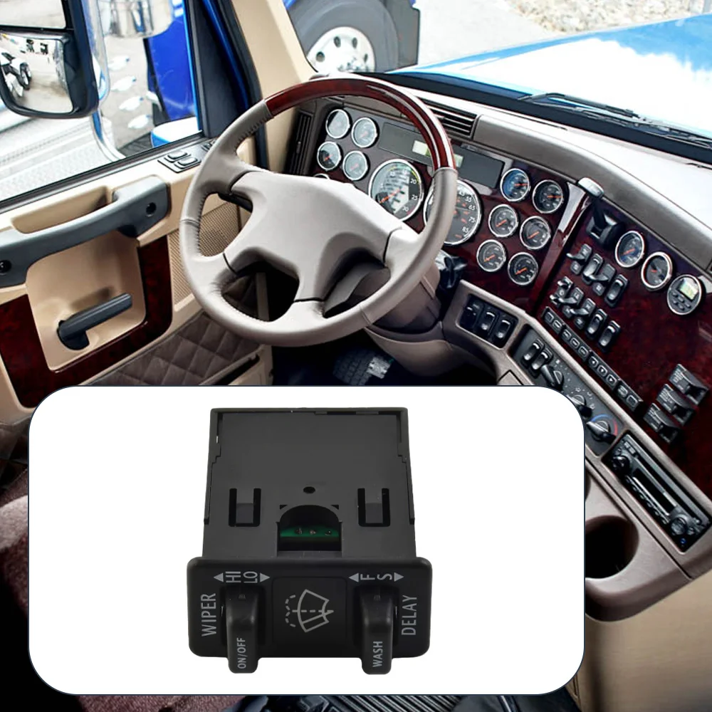 

Car Wiper Control Switch Regulator Button for Freightliner Columbia 112 120 Coronado 122 132 2000-2017 0623096002