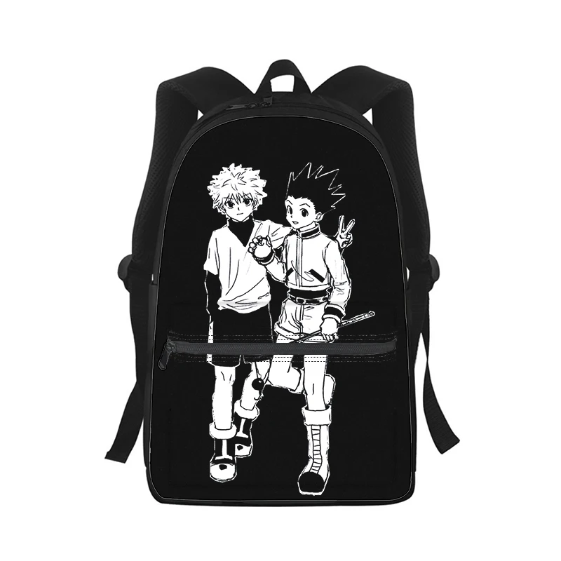 HUNTER×HUNTER Anime Men Women Backpack 3D Print Fashion Student School Bag Laptop Backpack Kids Travel Shoulder Bag