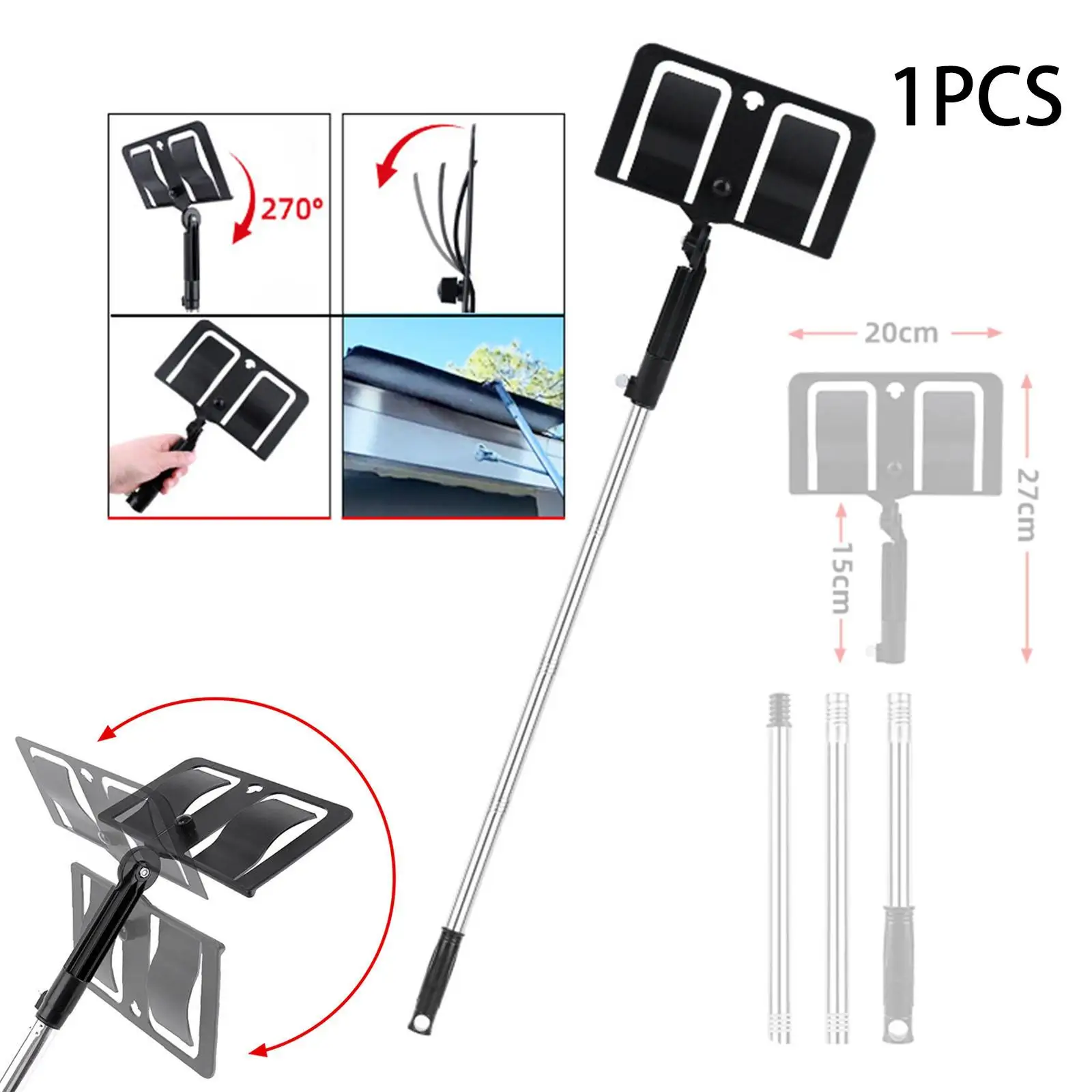 Adjustable Paint Shield Holder with Rotating Clamp Cardboard Spray Shield Accessory for Home Painting Tasks