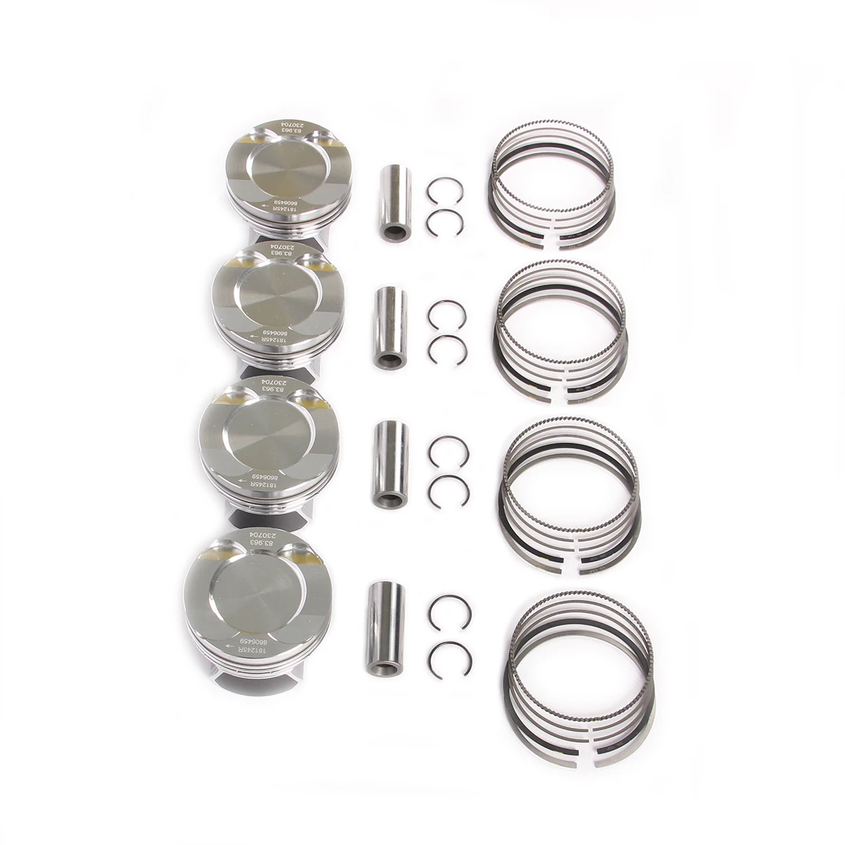 2.0T Φ22mm Piston & Ring Set Fit For BMW 125i 220i 228i 320i 328i 420i 428i F20 F21 F22 F23 11258606459 11257618811