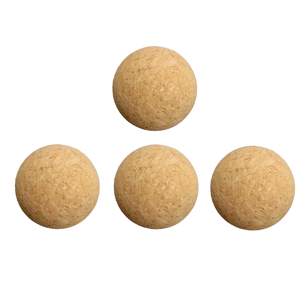 

4 Pcs Wooden Soccer Table Ball Football Indoor Replace Foosball Balls Bamboo