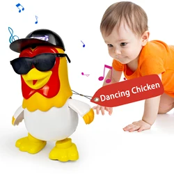 La granja de zenon frango brinquedos do bebê dança frango bartolito crianças brinquedos com música crianças interativo aprendizagem precoce educatio