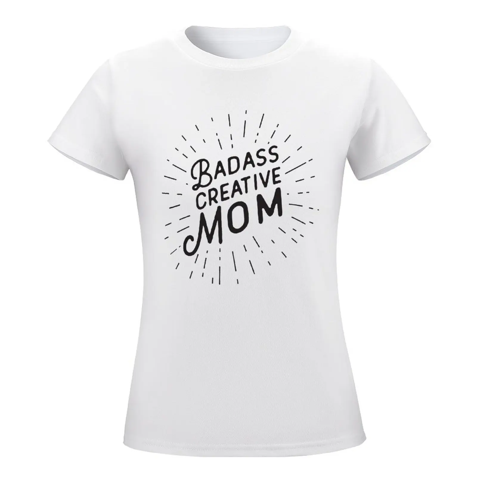 Mother's Day Badass Creative Mom WOmen's Triblend Crewneck T-shirt Move Tees Novelty Cute Travel