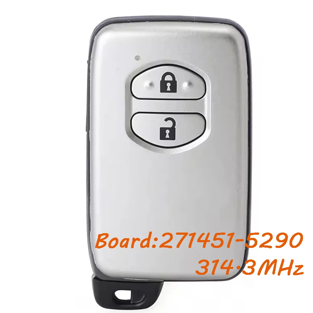 

KEYECU 271451-5290 314,3 МГц дистанционный брелок для Toyota Land Cruiser Prado 2010 2011 2012 2013 2014 2015 2016 2017 HYQ14ACX