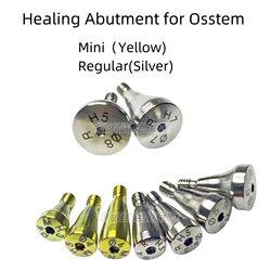 10Pcs Dental Healing Abutment for Osstem Healing Base Transfer Rod Healing Caps Oral Accessories Implant Instruments