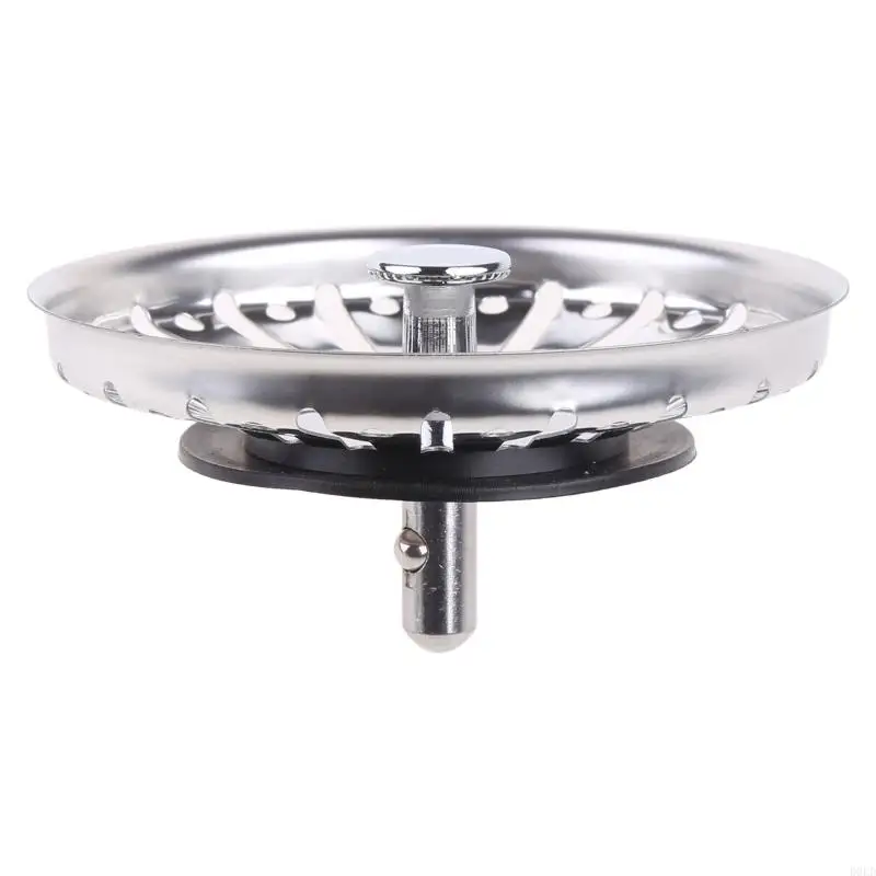 

Stainless Steel Sink Drain Strainer Hair Catcher Shower Drain Mesh for Bathroom Bathtub Kitchen Easy to Install D0LD