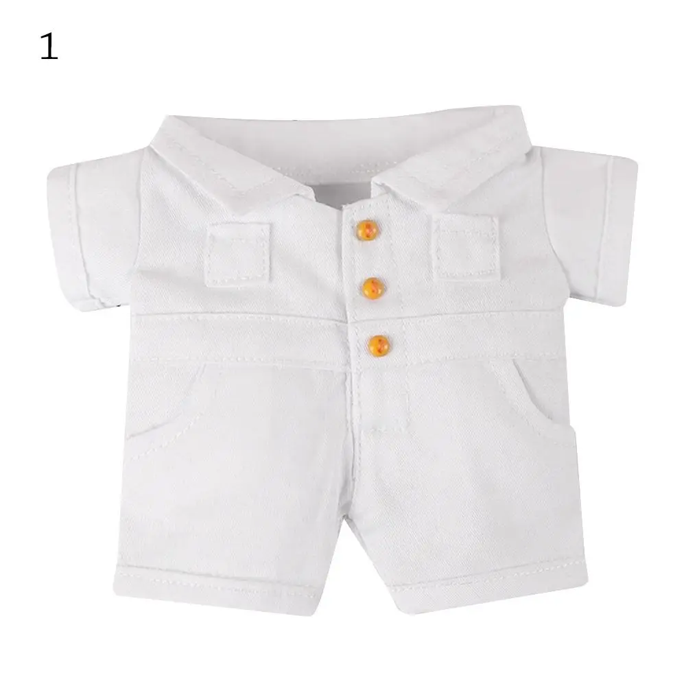 

1 Set 7 Styles Cargo Overalls Suit 1/12 Dolls Clothes Fashion Cotton Pants Clothes Suits 20cm Doll Trousers 20cm Doll Clothes