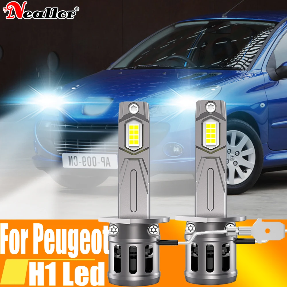 

2x H1 Led Canbus Headlight Lights Car Bulb High Power Turbo Super Bright Fog Lamp 12V For Peugeot 206 CC 307 207 308 SW 2008 306